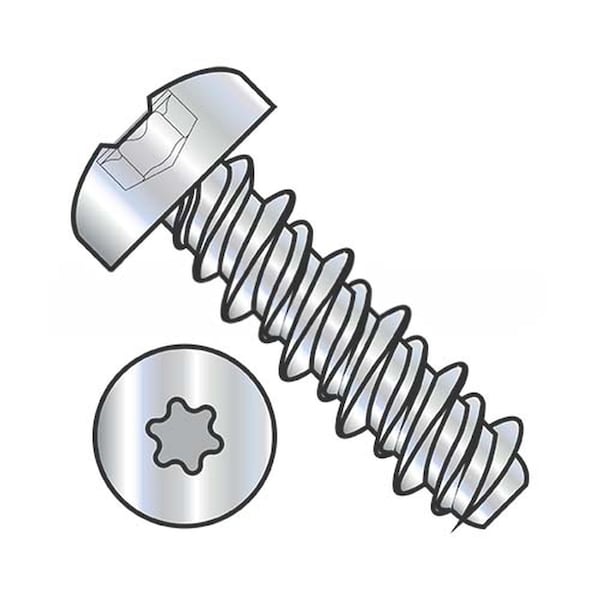 Usa Industrials Thread Forming Screw, #10-16 x 3/4 in, Zinc Plated Steel Pan Head Torx Drive BULK-SCRW-13150 - main